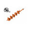 Шнек для грунта Carver GDB-150/2 d=20mm.d=150mm.L=80см двухзаходный